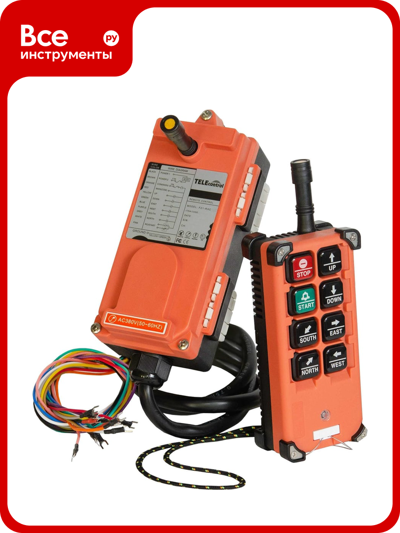 Промышленное радиоуправление TELEcontrol F21-E1B 100-440В АС U_F21-E1B