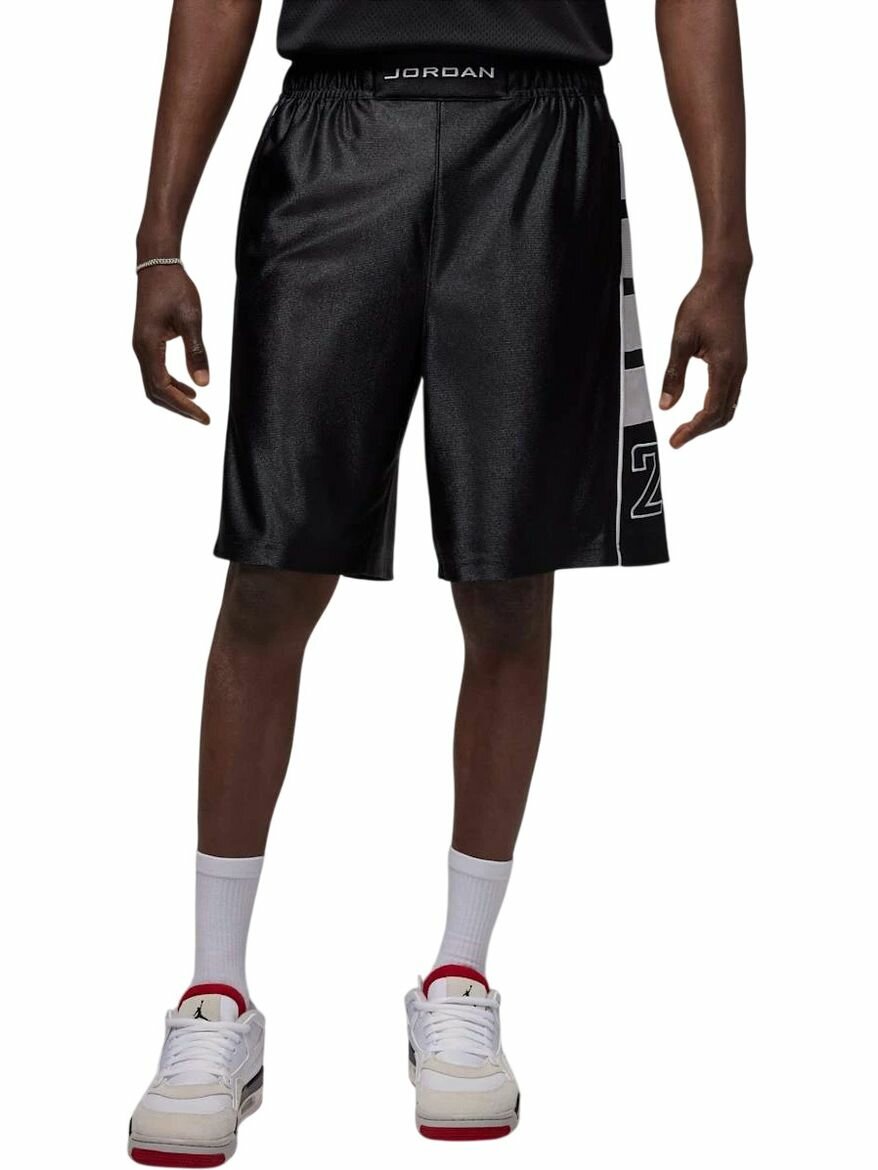 Шорты NIKE Jordan Brooklyn Cat Scratch Shorts размер L черный
