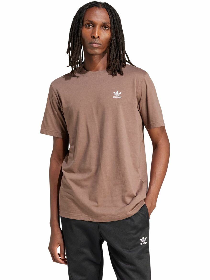 Футболка adidas Trefoil Essentials Tee, размер S INT, бежевый
