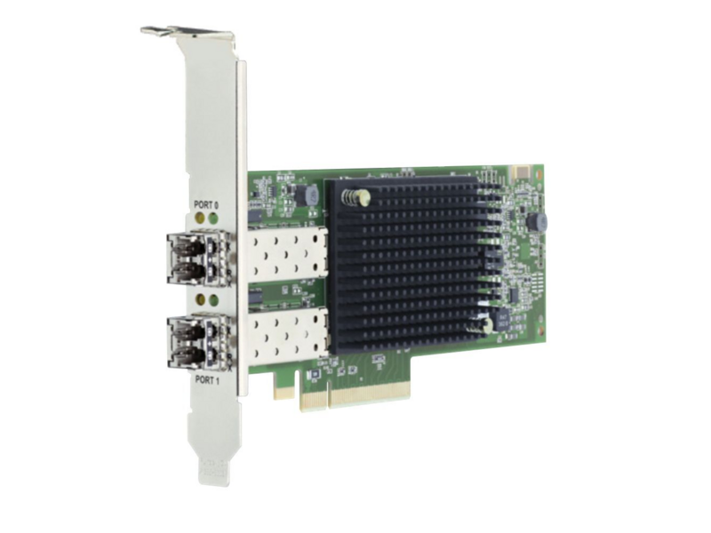 Сетевой адаптер Broadcom LPe35002-M2 Gen 7 (32GFC), 2-port, 32Gb/s, PCIe Gen4 x8, LC MMF 100m, трансиверы установлены, Upgradable to 64G {5}