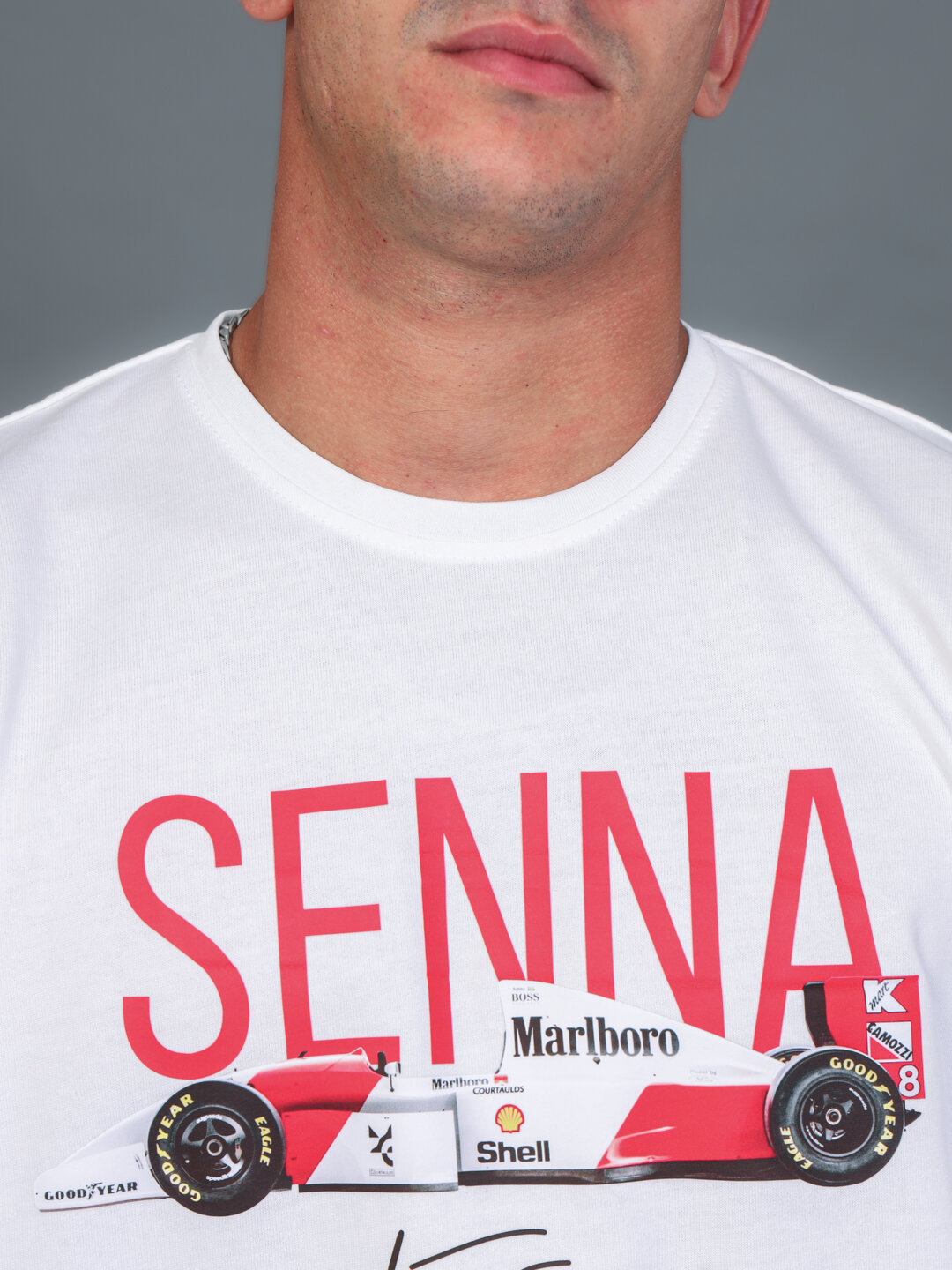 Футболка футболка, 1 шт., размер 56, белый, — фото 1