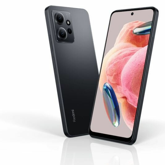 Смартфон Xiaomi Redmi Note 12 4G 6/128 ГБ RU, Dual nano SIM, Onyx Gray