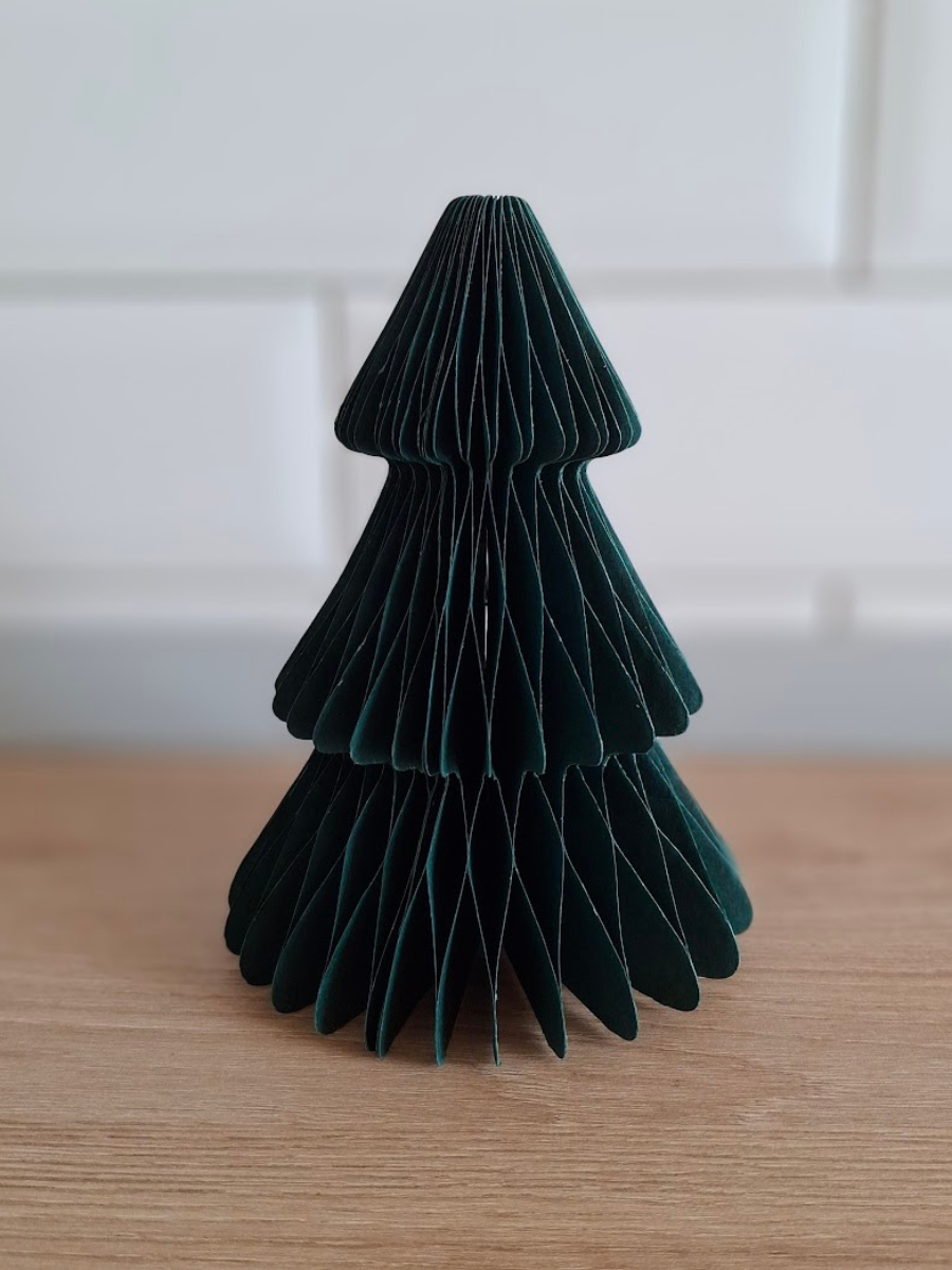 Елка искусственная маленькая настольная в подарочном мешке