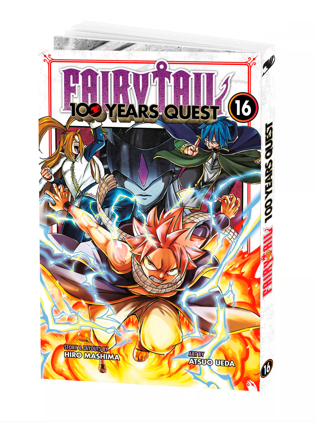 Манга, "Хвост Феи: Столетний квест, 16 том" Хиро Машима, мягкий переплет