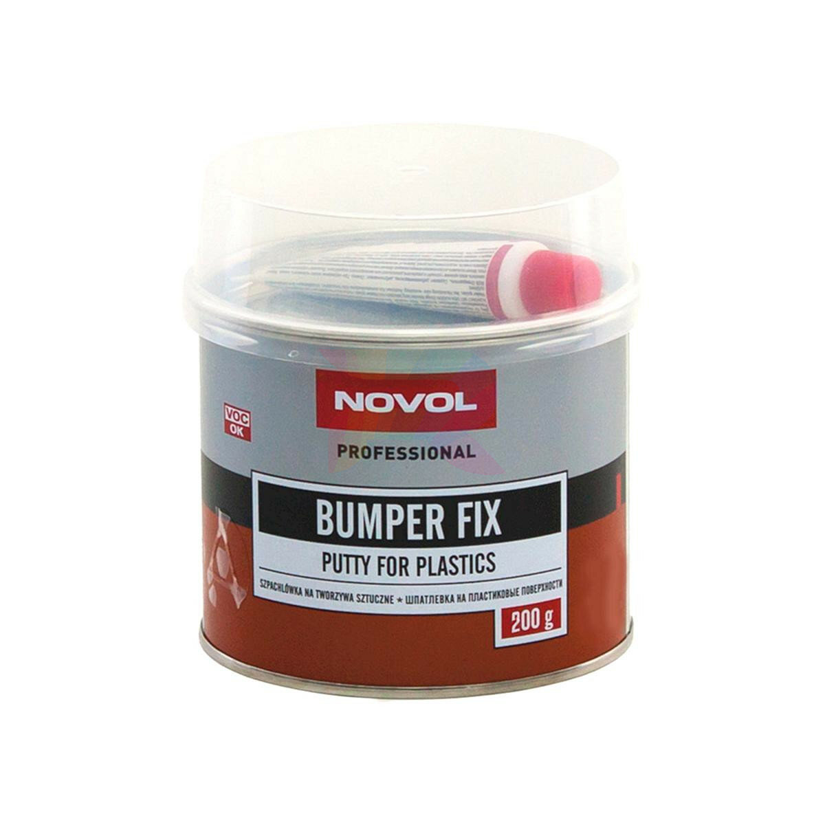 Шпатлёвка для пластика Novol Bumper Fix Putty For Plastics 0,2 кг.
