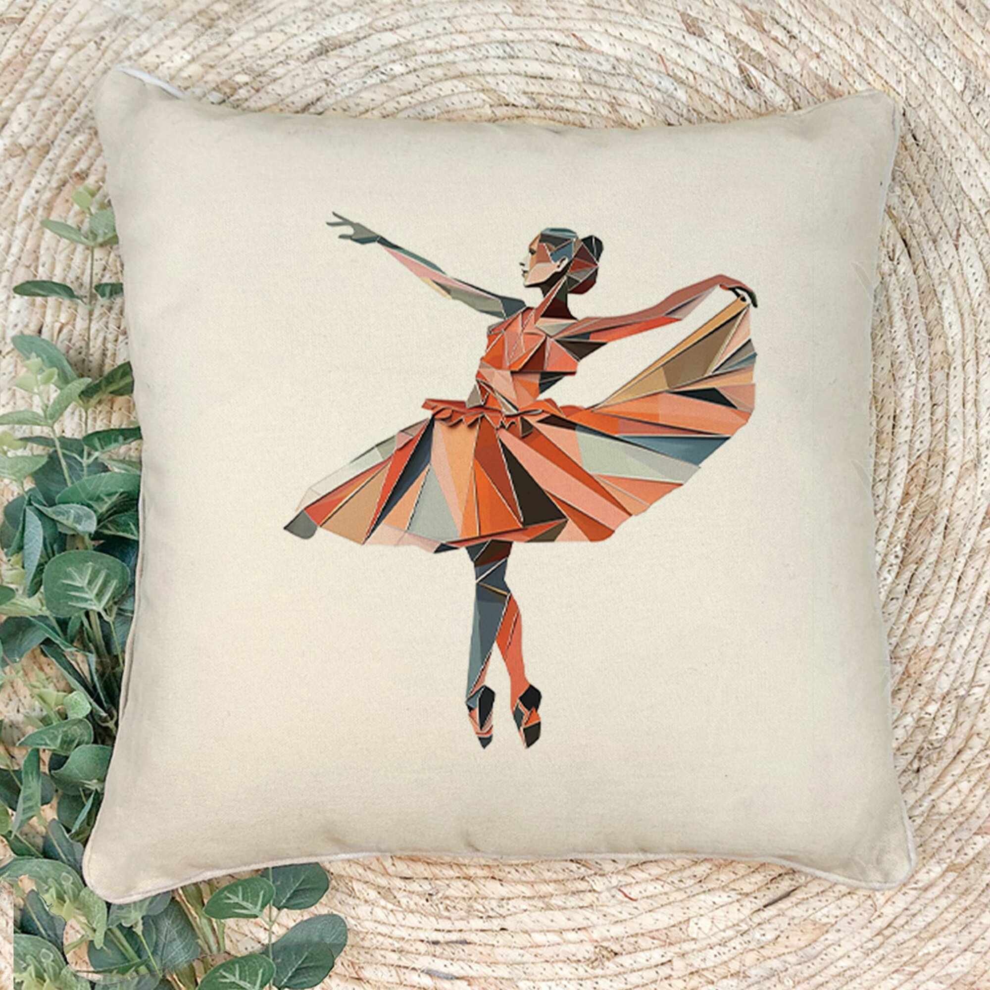 Наволочка для декоративной подушки Gerasim "Стеклянное платье", 41*41, эко-ткань хлопок/полиэфир