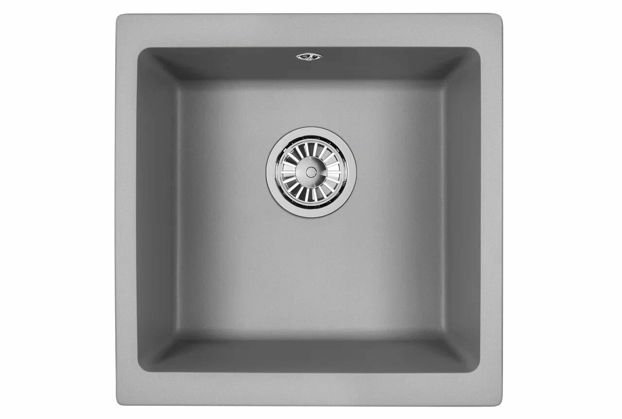 4451, алюминиум, кухонная мойка GRANULA, кварц — фото 1