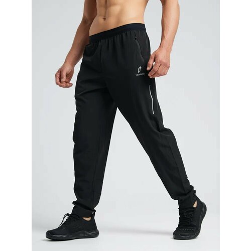 фото Брюки джоггеры stuntaps спортивные штаны, размер xxl, черный