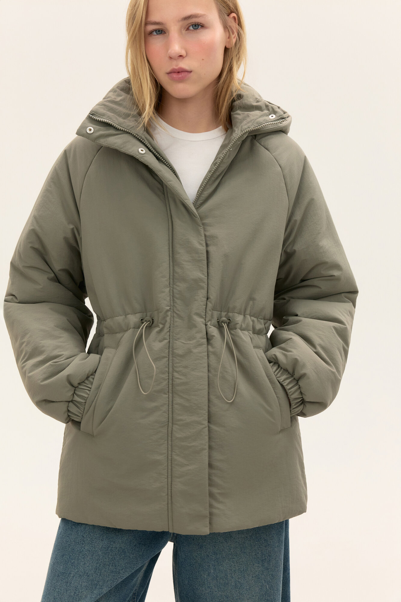 Парка Befree Exclusive online размер L хаки/оливковый