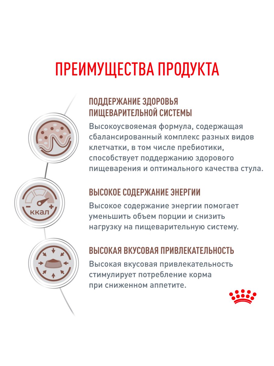 Сухой корм Royal Canin Gastrointestinal для собак при нарушениях пищеварения Диетический, 2 кг. — фото 1