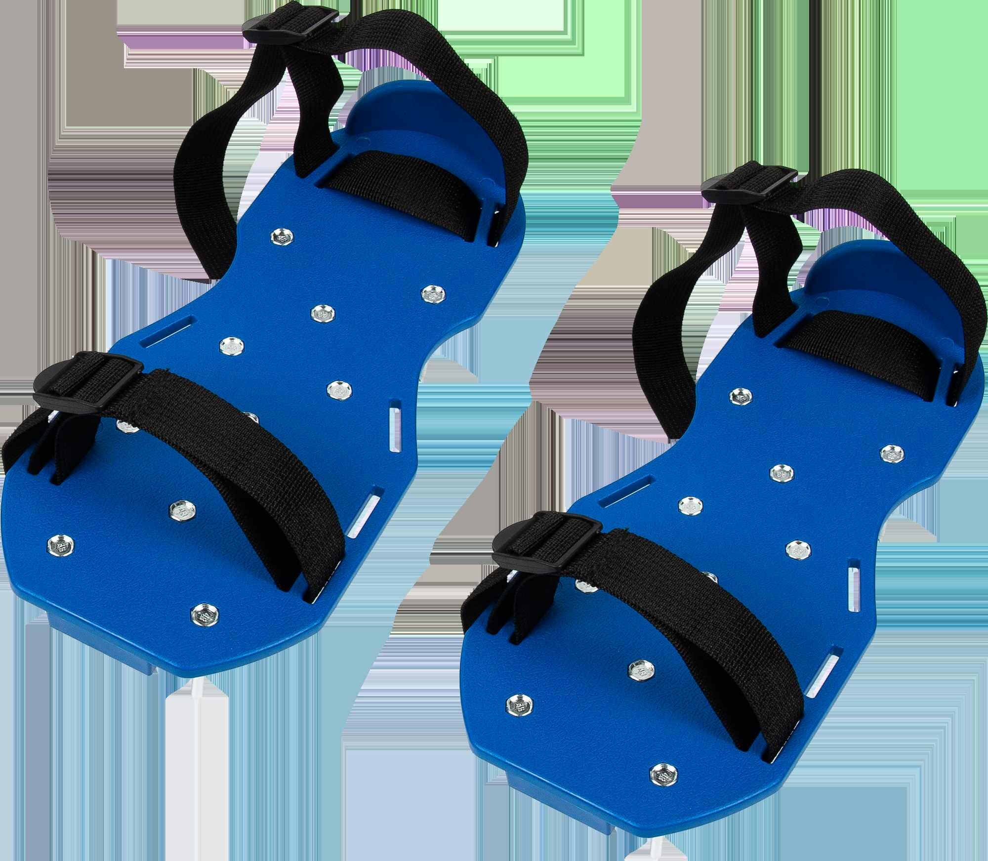 Накладки для передвижение по наливному полу Systec 300мм синие