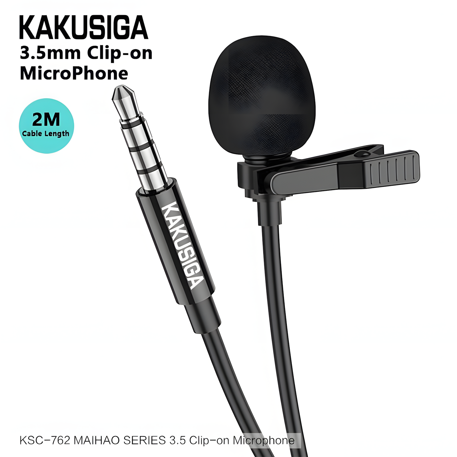 Профессиональный настольный микрофон KAKUSIGA KSC-762, черный