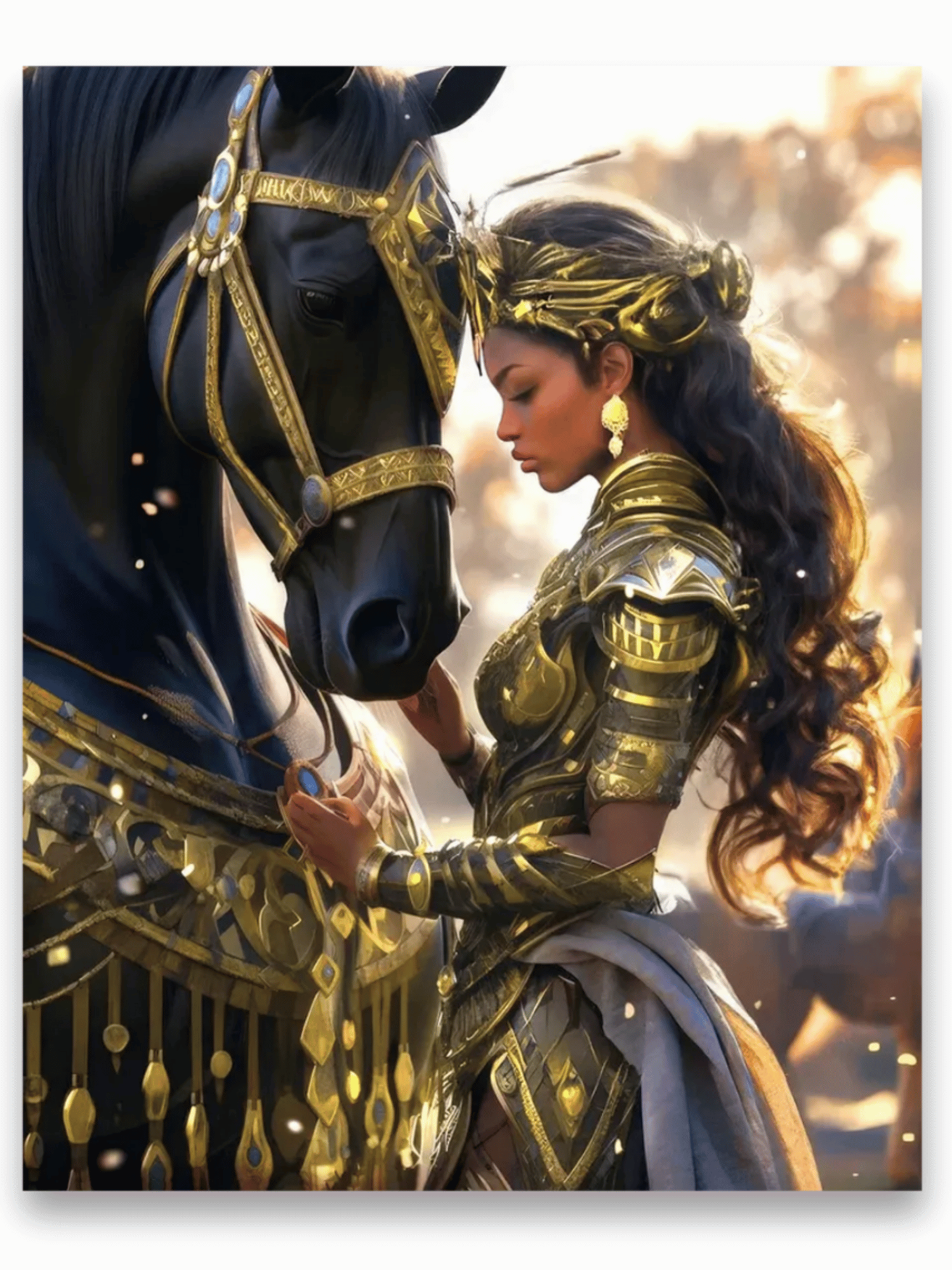 Алмазная мозаика на подрамнике 40х50/Африканки