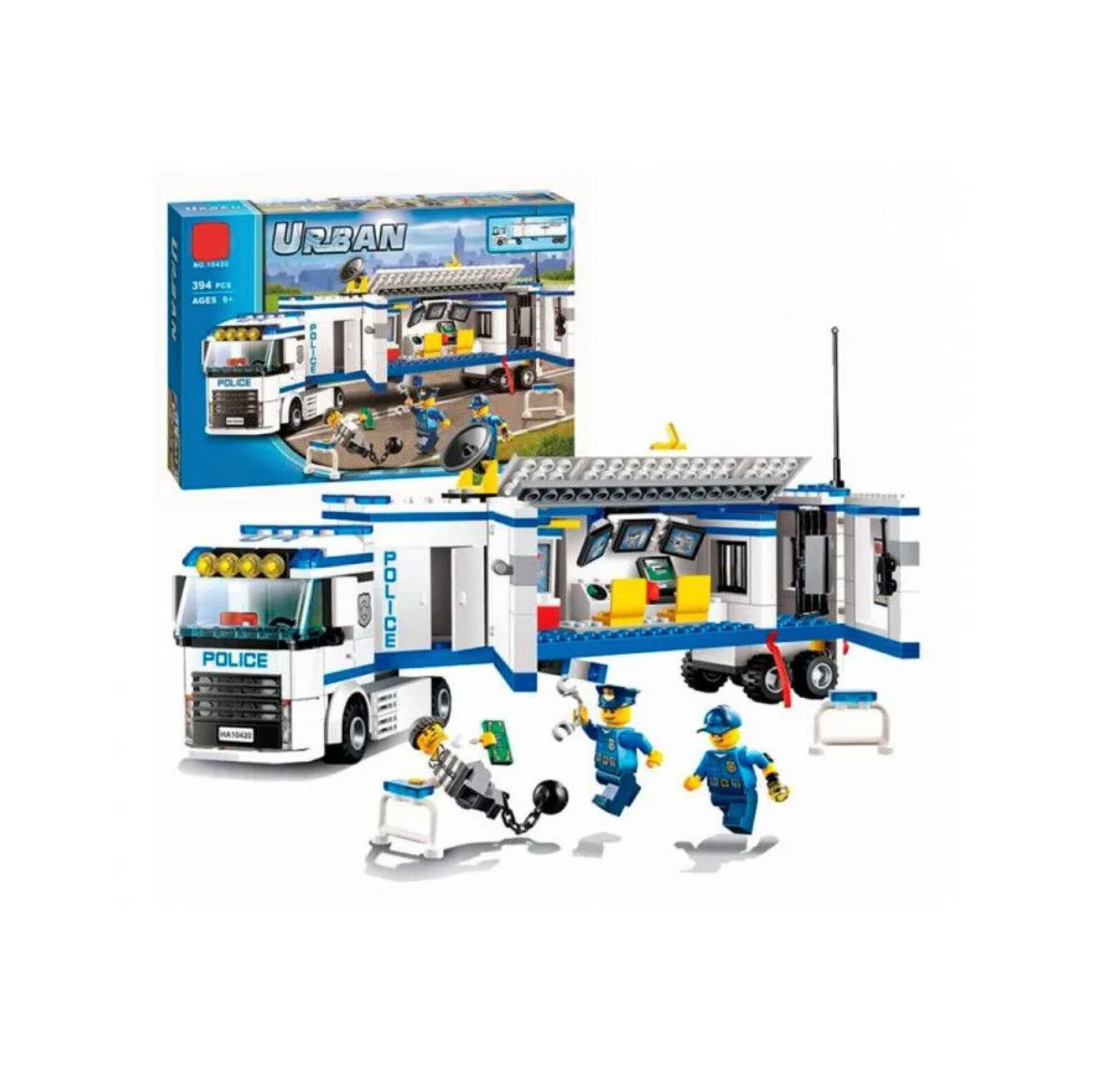 Конструктор 20420 "Выездной Отряд Полиции", 394 детали — фото 1