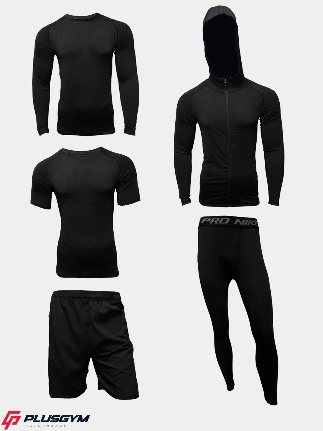 Комплект одежды , размер XXL, black