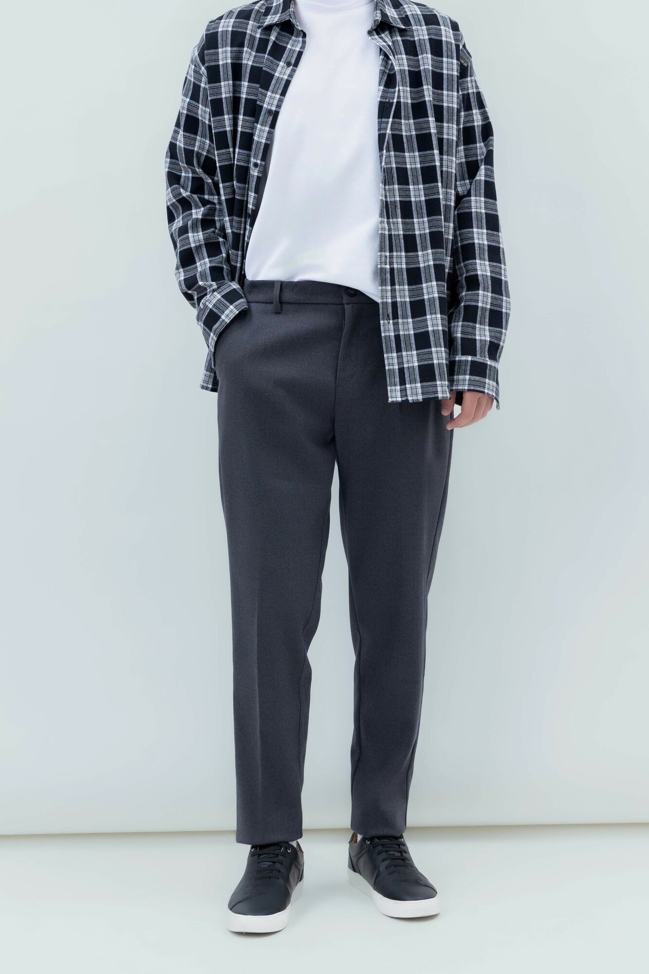 Брюки классические TERRA PRO, размер 36, dark grey