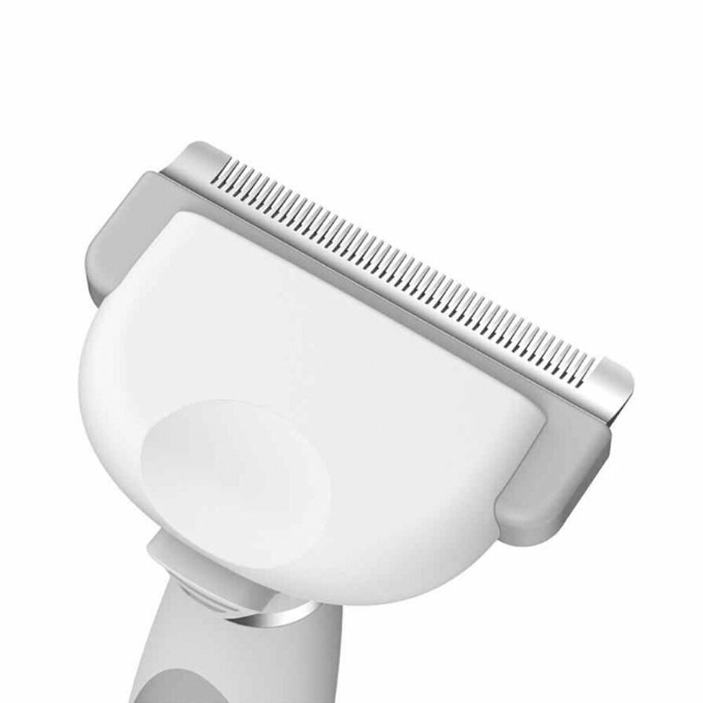 Картинки Триммер расческа для животных XIAOMI, Pawbby, беспроводной, пластик, легированная сталь, цвет: белый