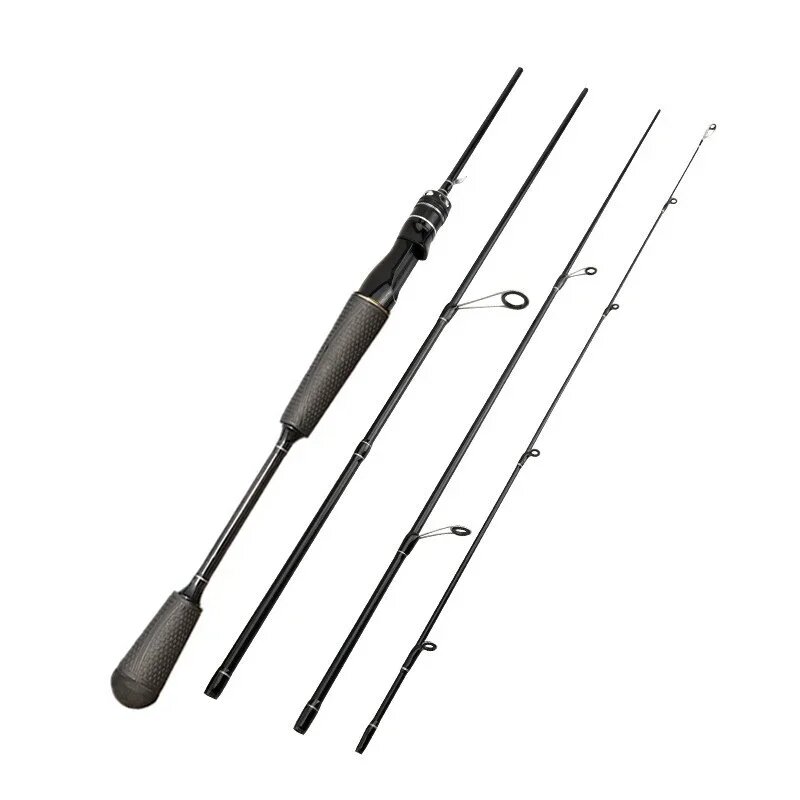 18 м 21 м приманка дорожная удочка 4 секции карбон 4-25 г мощная спиннинговая удочка сверхлегкая портативная удочка Spining 2.1 м