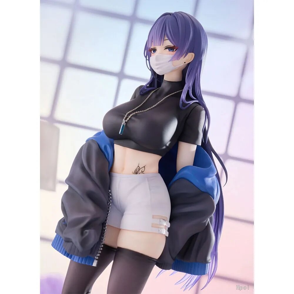 Фигурка Masked Girl - Yuna, 18 см, коллекционная модель для аниме фанатов — фото 1
