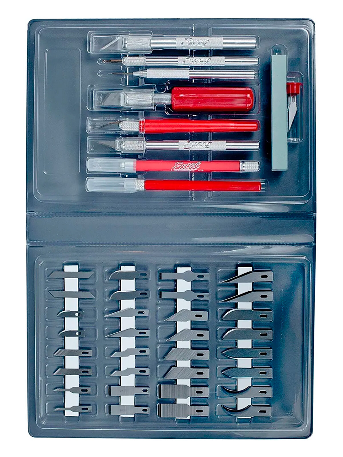 Набор модельных ножей и лезвий Delux, металл, с аксессуарами, Excel