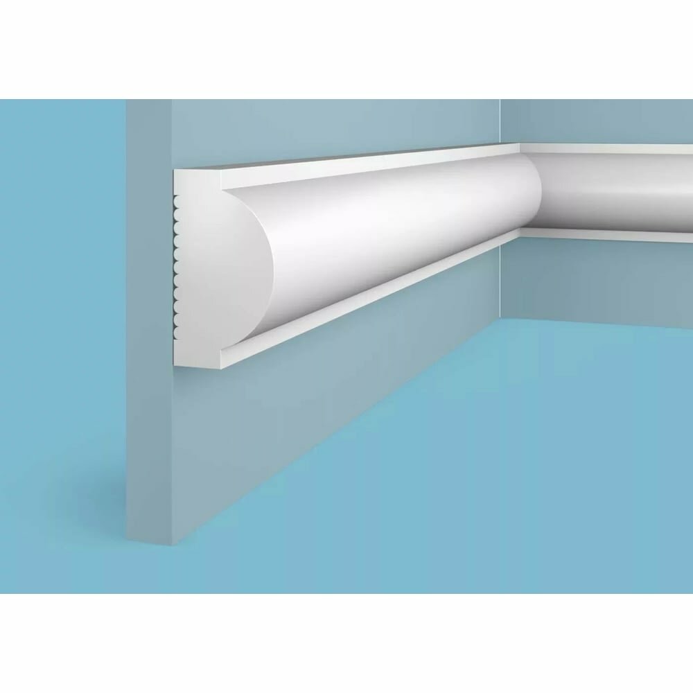 Молдинг EVRO PLINT VR440 настенный белый 15 см х 8 см х 175 см