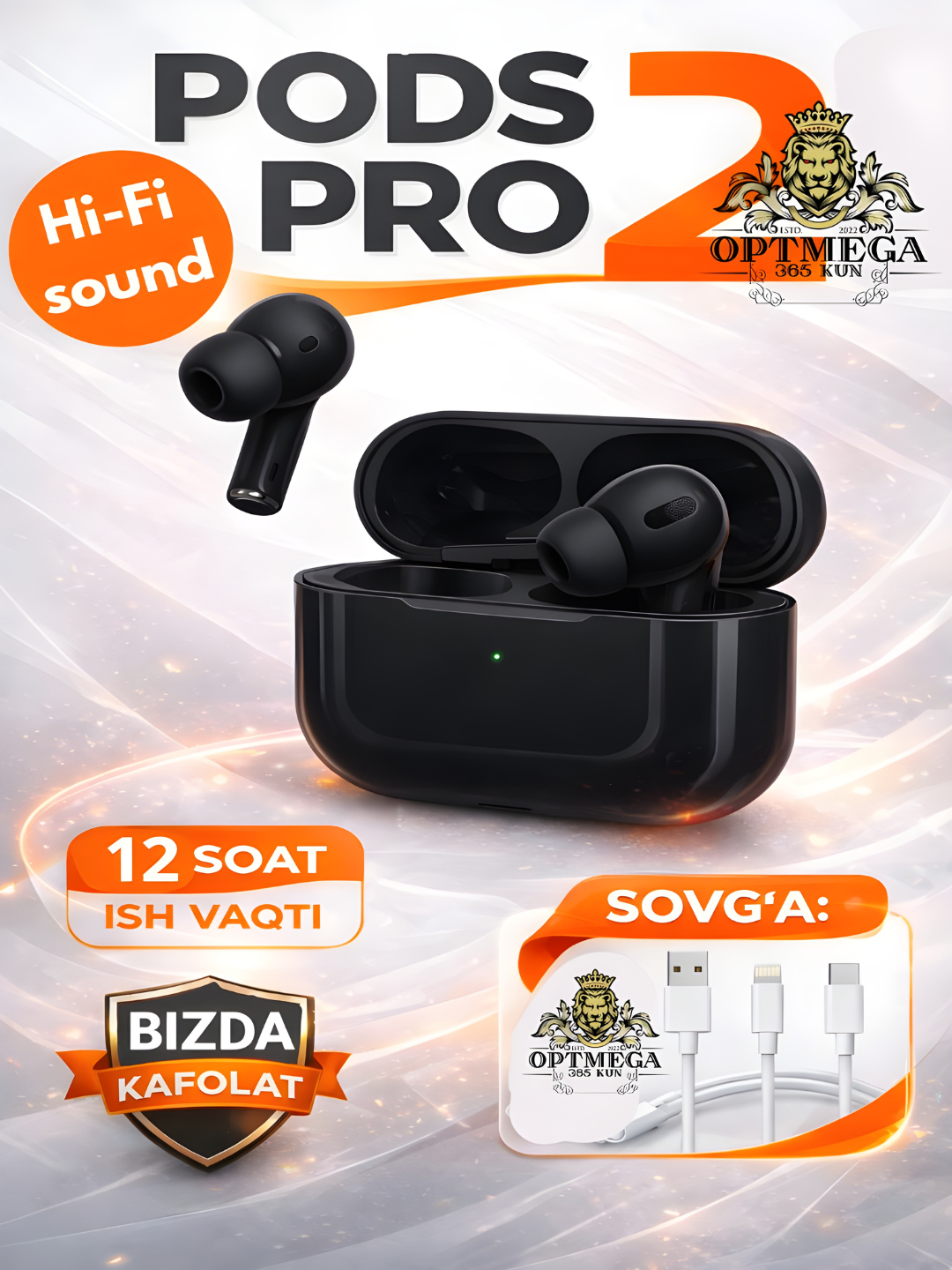 Беспроводные Bluetooth наушники Pods Рro, pods 3, pro5, max, M10, AIR 31, P9
