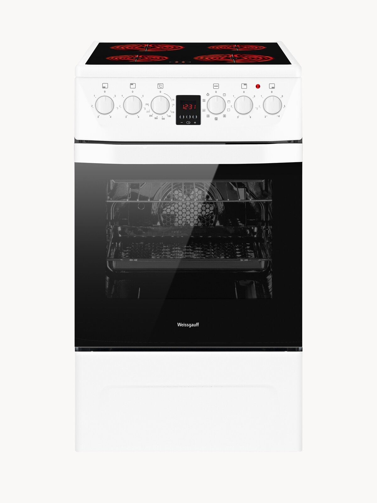Электроплита стеклокерамическая Weissgauff WES 2V16 WE Premium Line