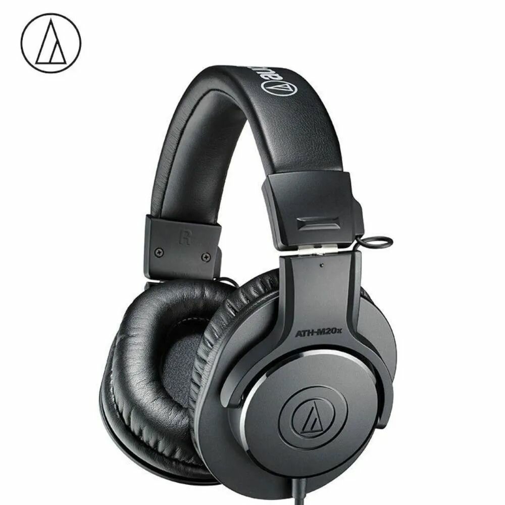Наушники проводные Audio-Technica ATH-M20x закрытые, мониторные, черный