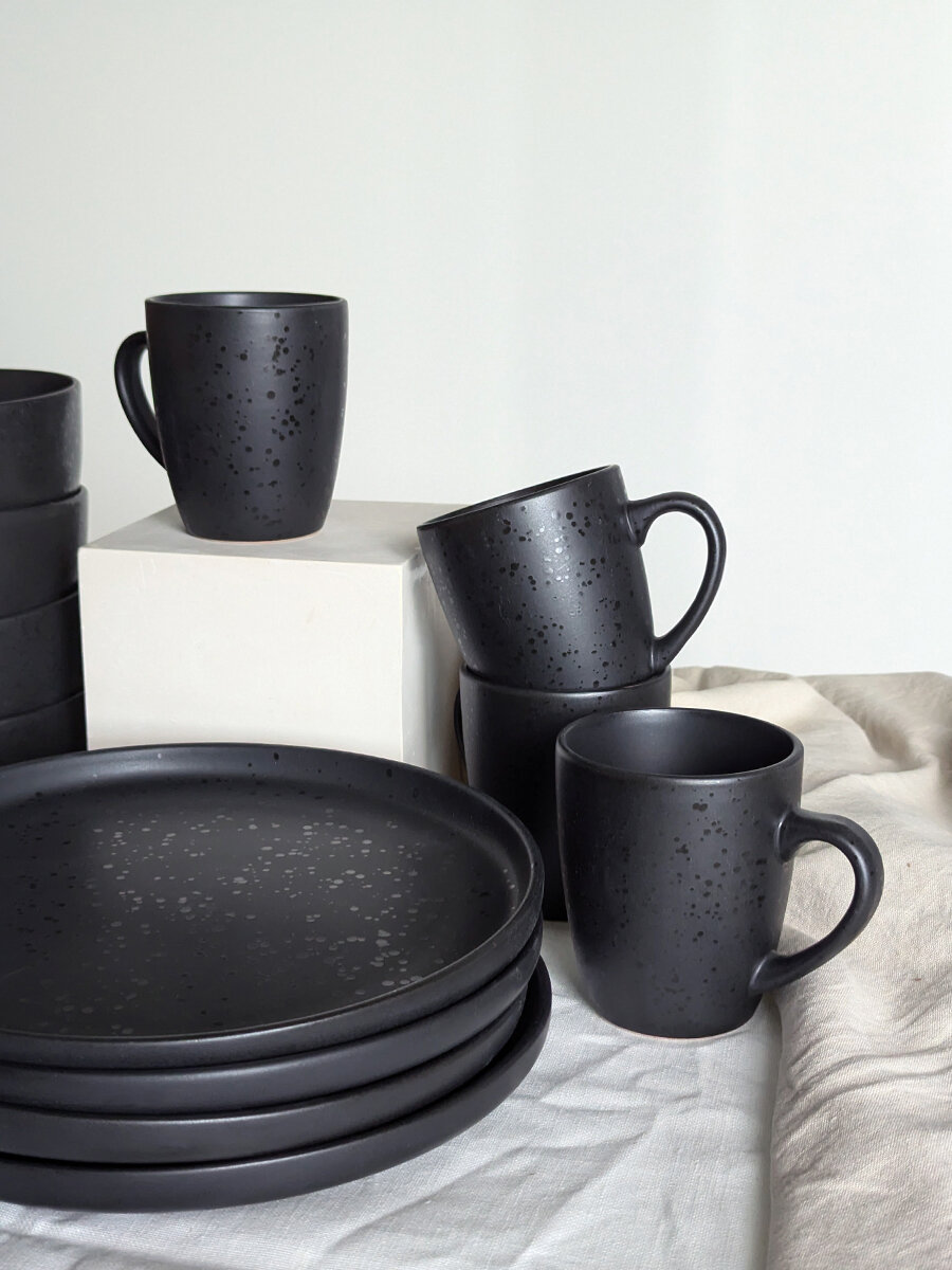 Набор столовой посуды на 4 персоны WL Ceramic home/ 16 предметов керамика — фото 1