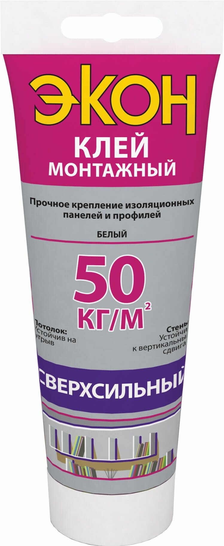 Клей монтажный Экон Сверхсильный 200 г 