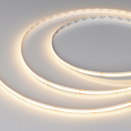 Светодиодная лента Arlight COB-X480-8mm 24V Warm3000 (10 W/m, IP20, 20m PRO REEL) (Arlight, -), Артикул 048025