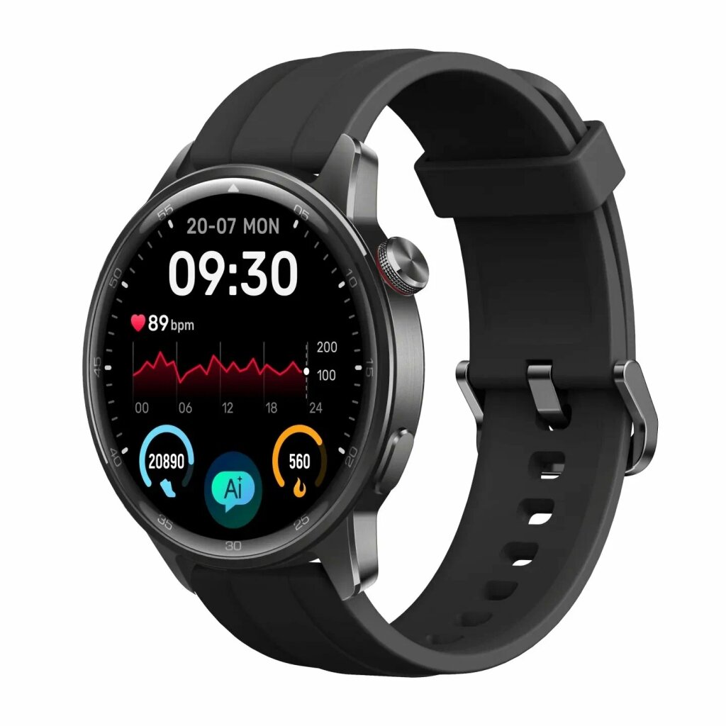Смарт-часы Realme Watch S2, IP68, AMOLED, Black (Черный), RMW2401 Negro