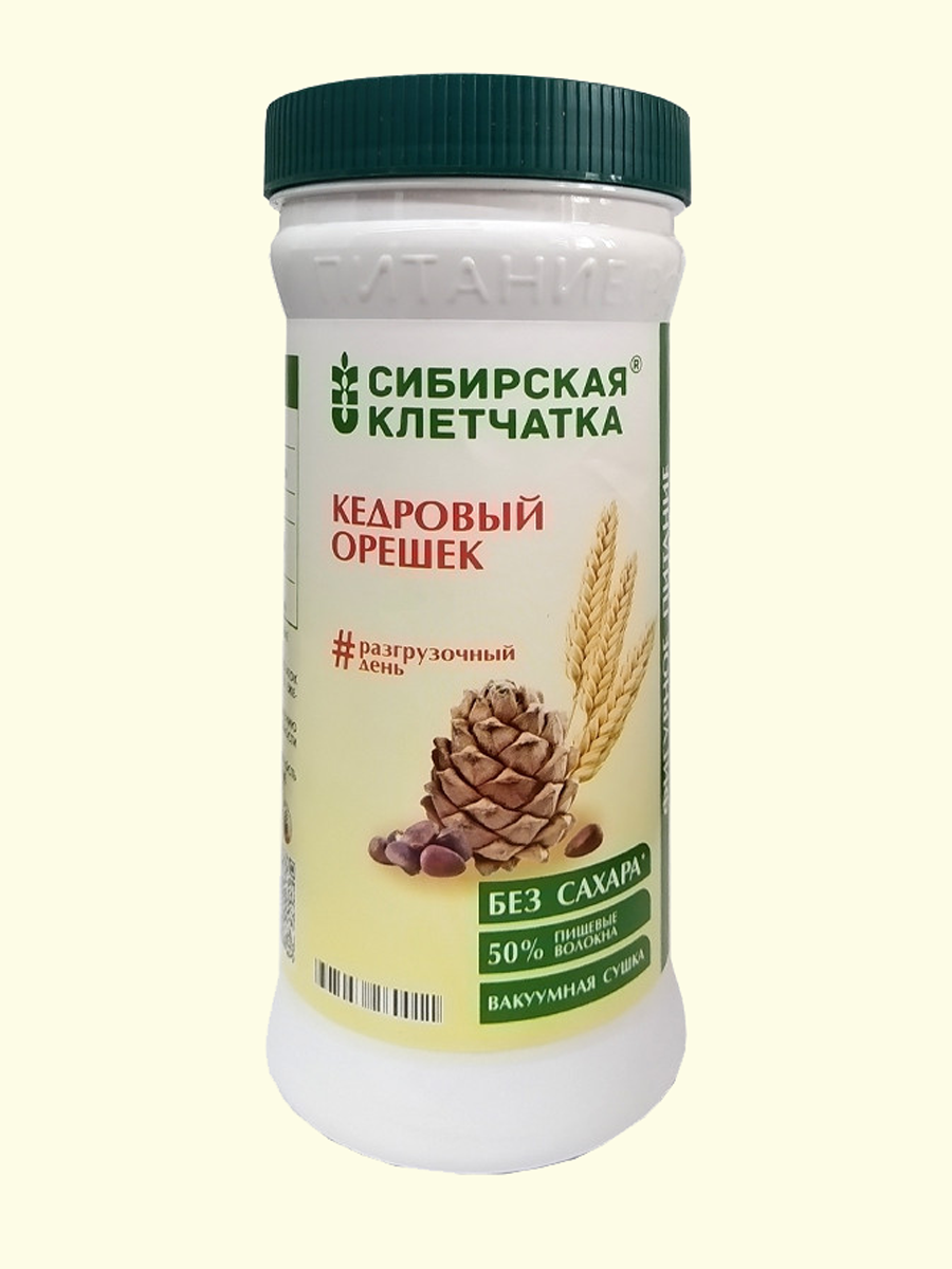 Сибирская клетчатка "Кедровый орешек", 280 г, Сибирская клетчатка ООО
