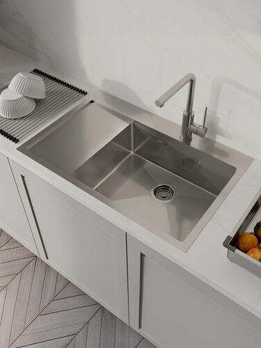 Изображение товара Мойка IDDIS Хейз (Haze) HAZ78SRi77 нержавеющая сталь сатин чаша справа, 780*510