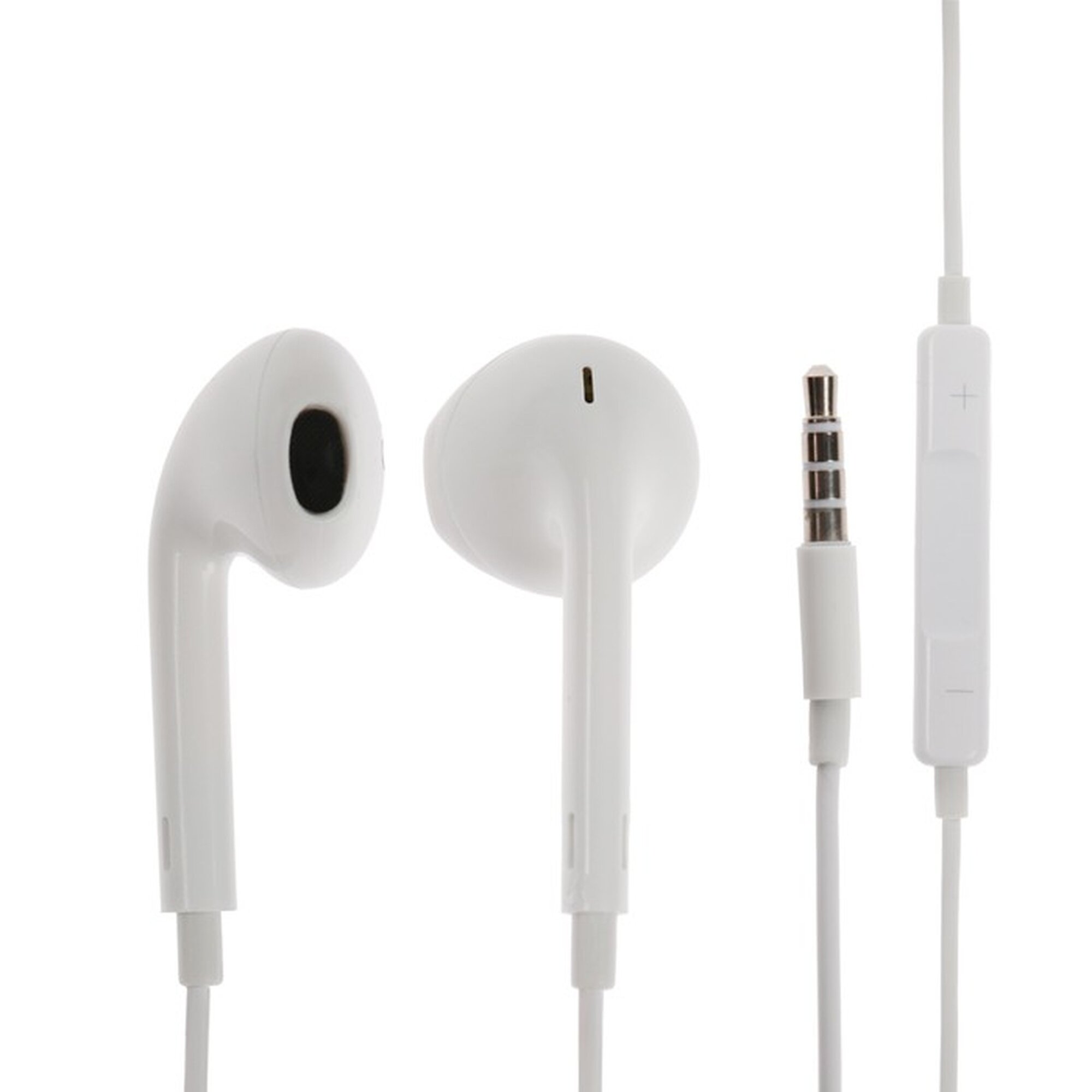 Наушники проводные вкладыши микрофон Jack 3.5 мм 32 Ом 1.2 м белые