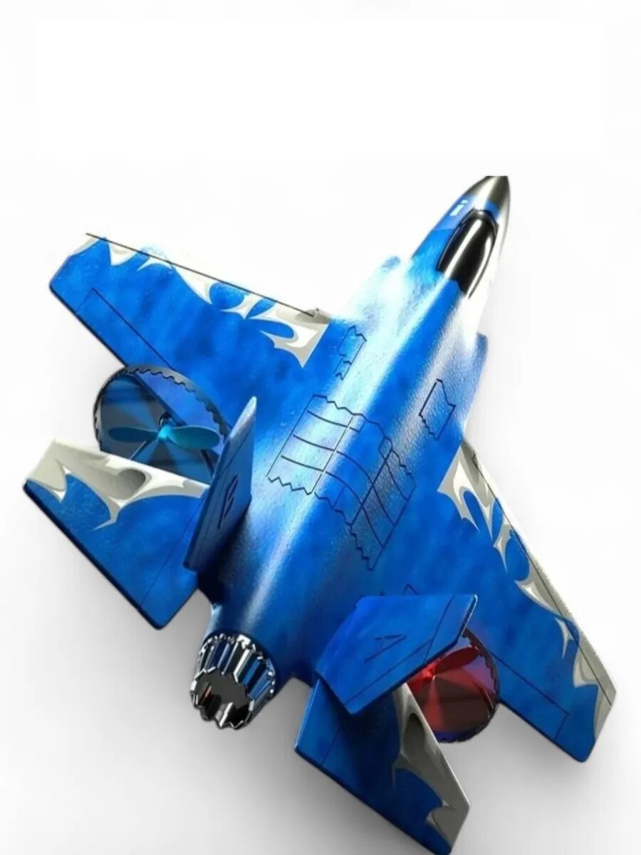 Радиоуправляемый самолёт CS Toys F35, светодиодная подсветка, красный — фото 1