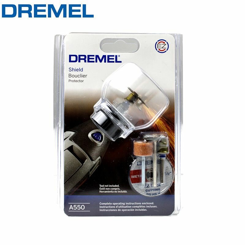 Щит Dremel A550 резьба 1 1/4 белый для дерева/металла/стекла/сварки