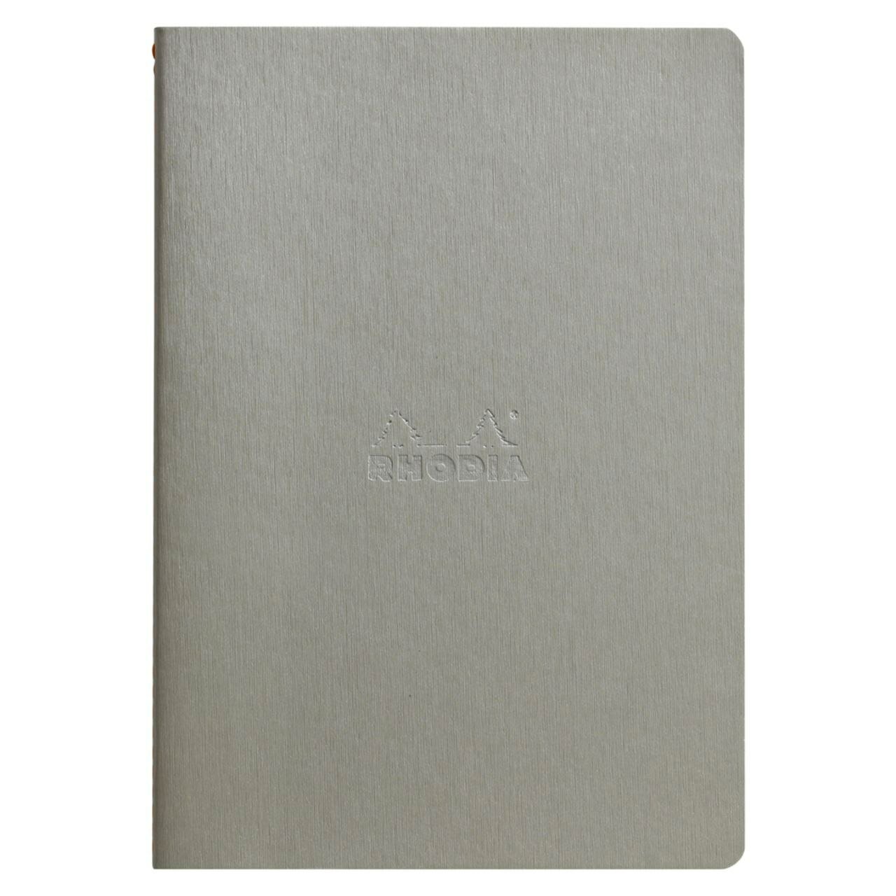 Тетрадь Rhodia, A5, сшивная, интегральная обложка, итальянская кожа, 32 л
