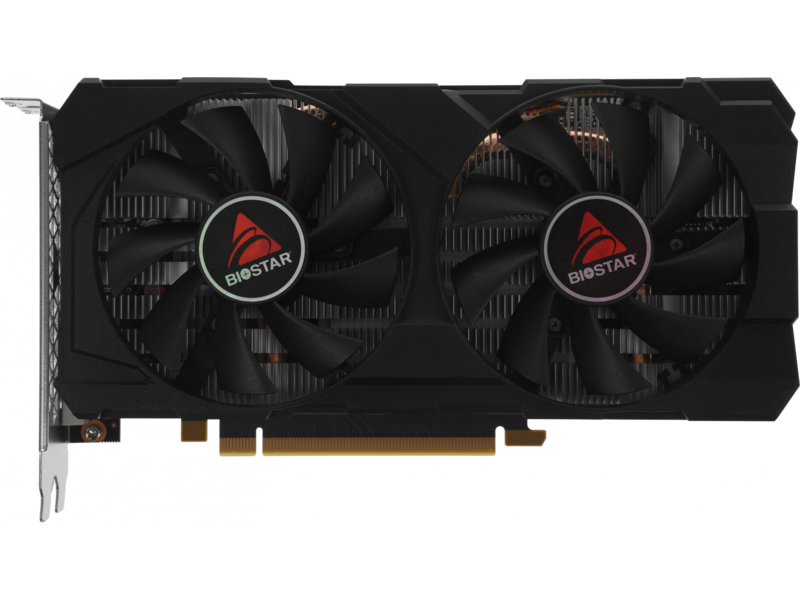 Видеокарта Biostar PCI-E 3.0 VN1666SF69 NVIDIA GeForce GTX 1660SUPER 6Gb 192bit GDDR6 1530/8000 DVIx1 HDMIx1 DPx1 HDCP Ret