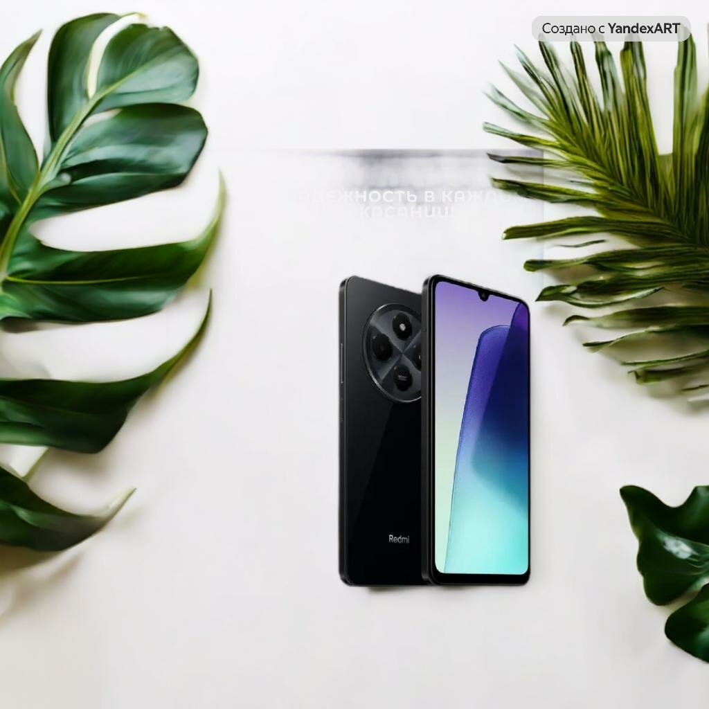 Смартфон Xiaomi Redmi 14C 8/256 ГБ, NFC, экран 6.88, черный, nano SIM