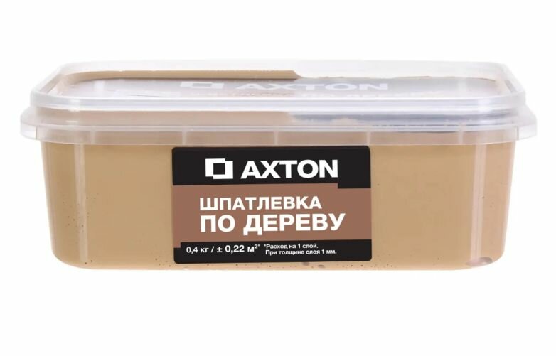 Шпатлёвка Axton для дерева 0.4 кг дуб натуральный