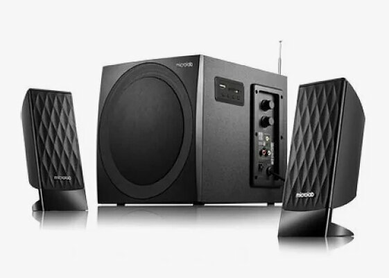 Колонки активные саббуфер 2в1 Microlab M300U 40W USB, SD, FM черный