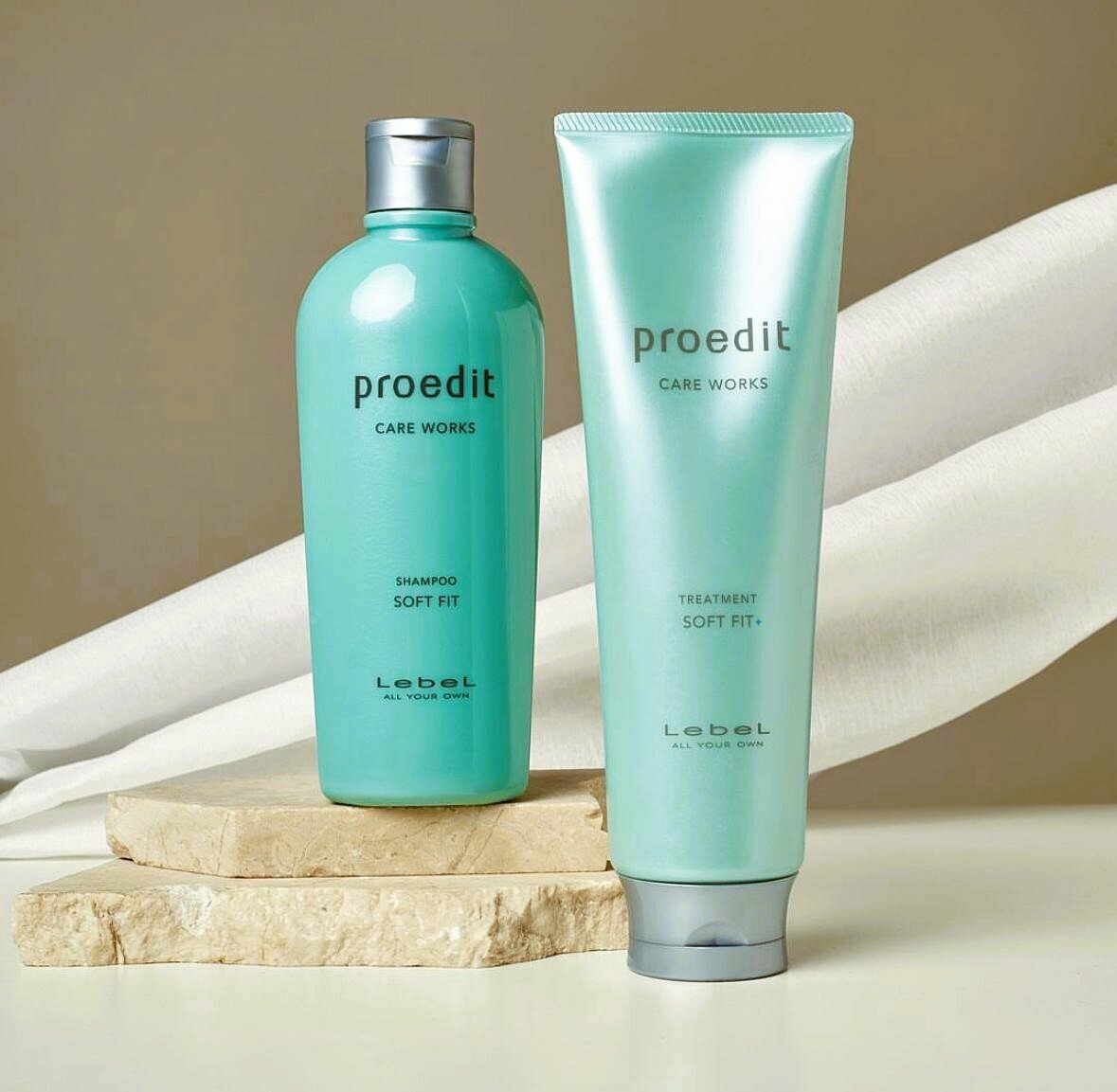 Lebel Proedit Care Works Treatment Soft Fit Plus Маска для очень сухих, непослушных/жестких волос, 250 мл — фото 1