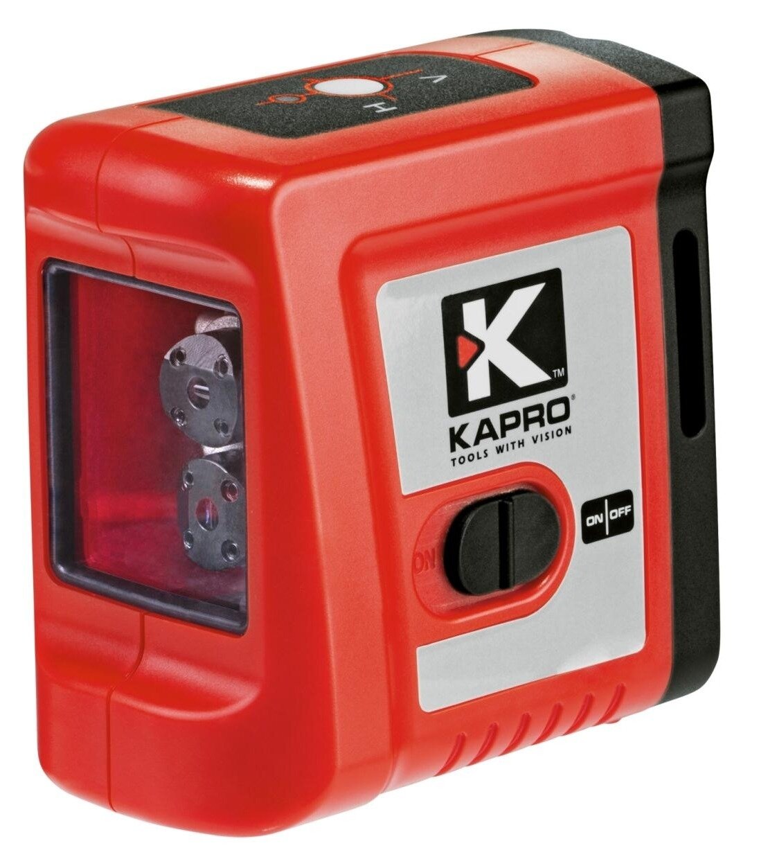 Лазерный уровень KAPRO / Капро 862 батарейки АА 2 красных луча 50м ±0.3мм/м IP54 / нивелир