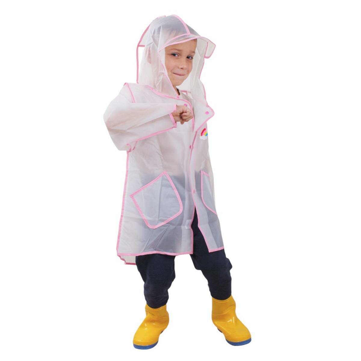 Плащ-дождевик Не указано размер S розовый