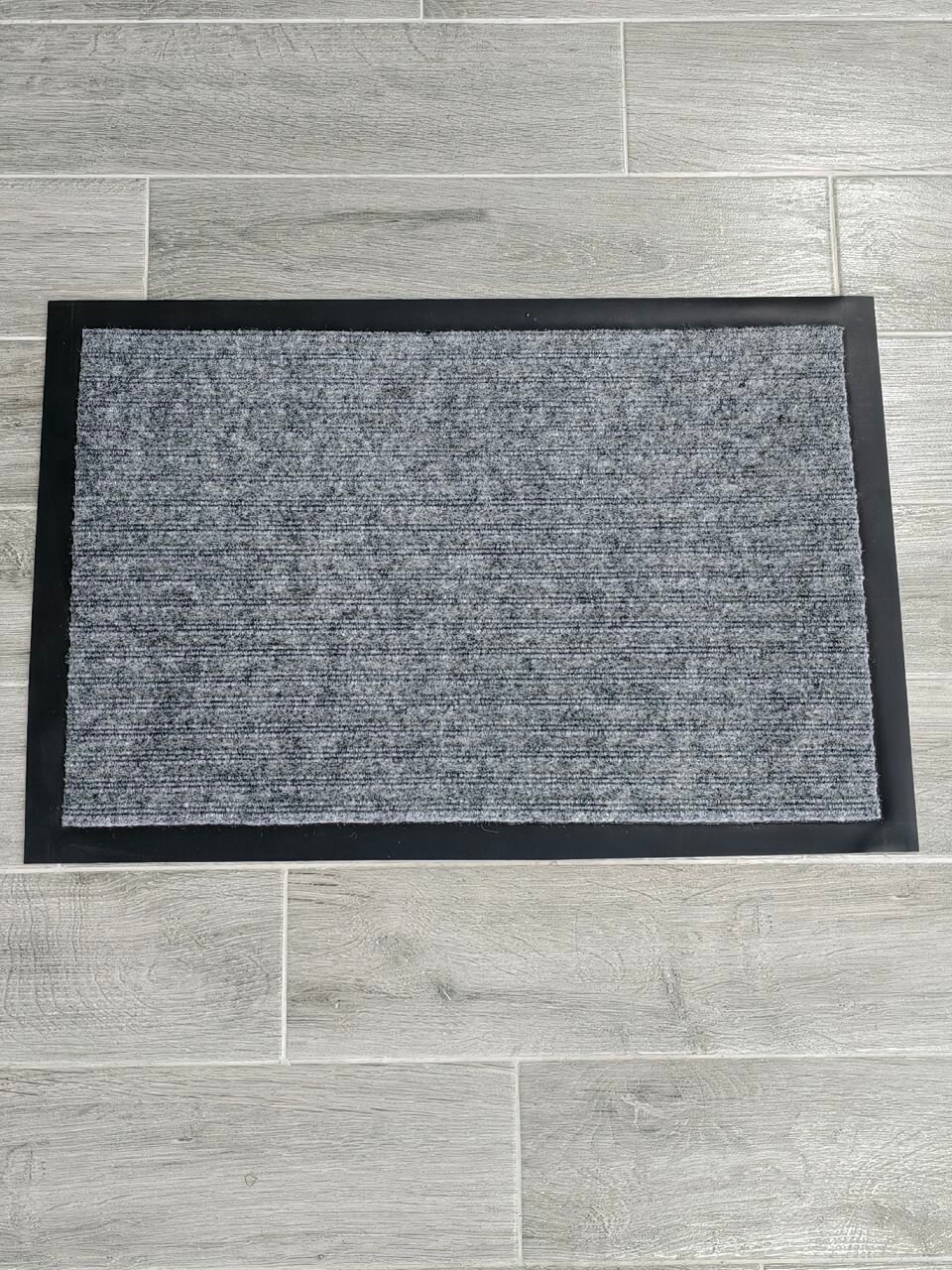 Коврик придверный 40х60 Трин входной серый — фото 1
