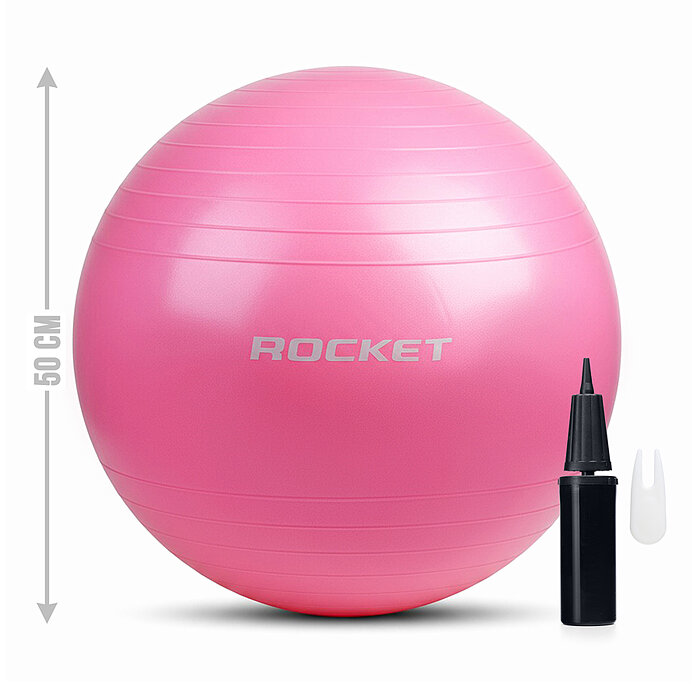 Фитбол Oubaoloon 50 см, Rocket 50-55 см, 600 гр