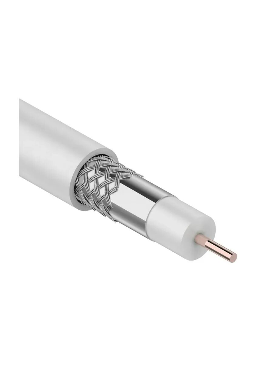 Коаксиальный кабель RG-6U 75 Ом CCS/Al/Al бухта 20 м