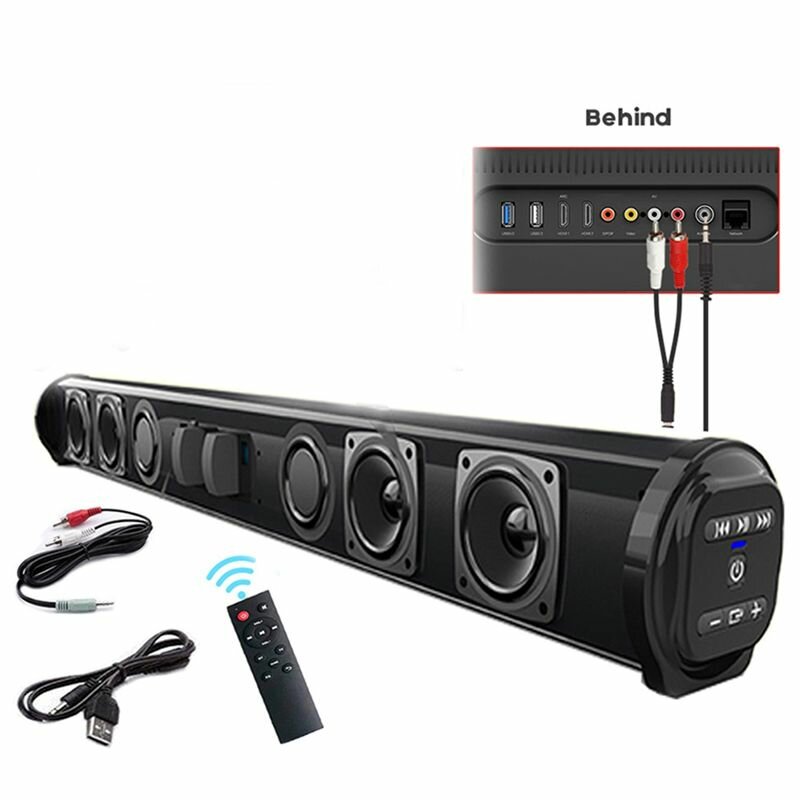 -Беспроводная Акустическая Система Звуковой Панели Bluetooth Для Театрального ТВ-Проектора