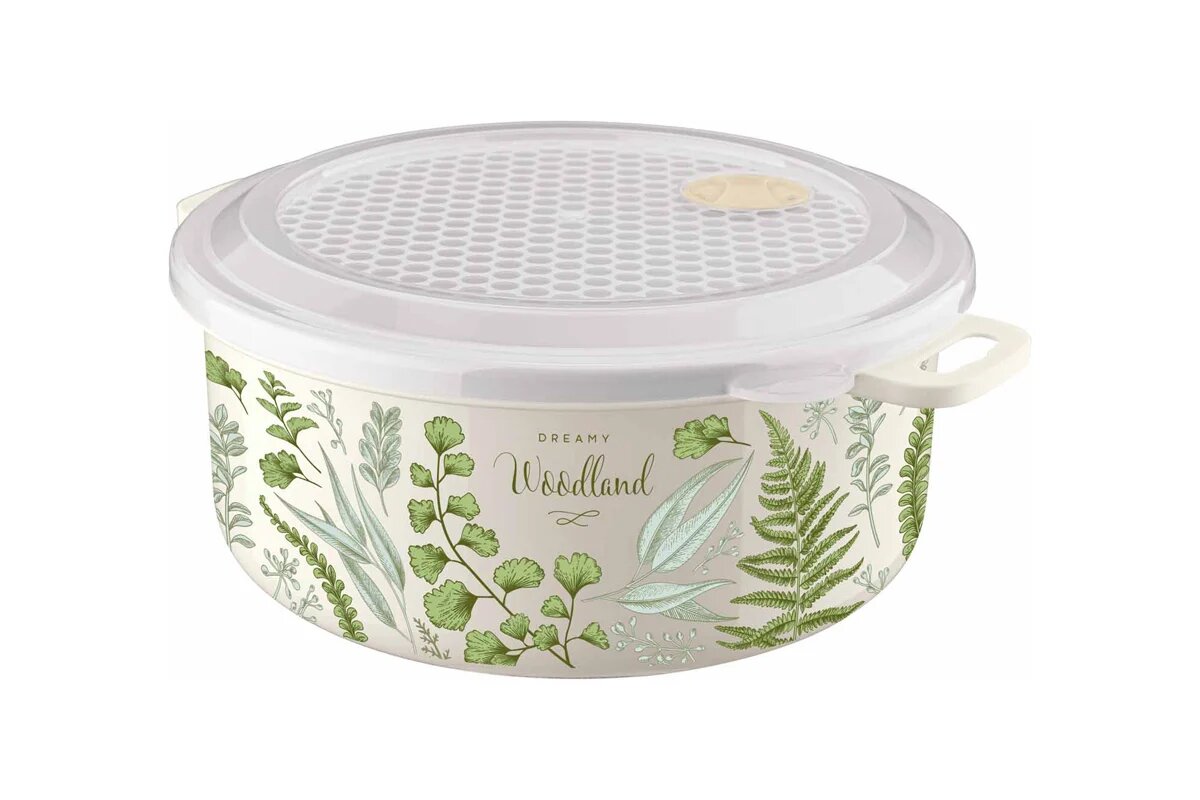 Ёмкость для холодильника и микроволновой печи с декором Phibo 2 л бежевый 43310630753